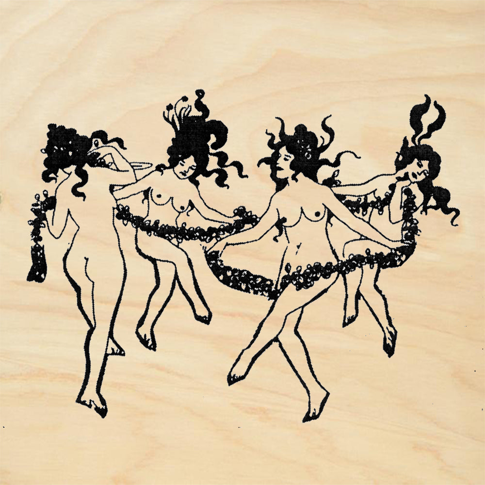 StampaFe Meadow Nymphs Botanical Rubber Art Stamp