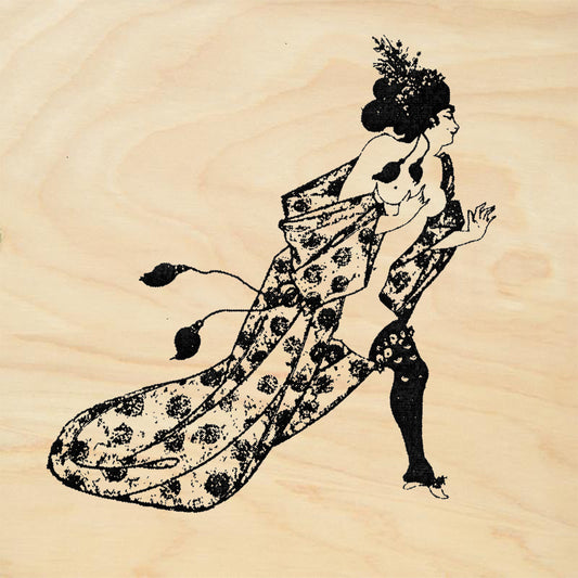 StampaFe Myrrhina Large Vintage Rubber Art Stamp