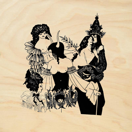 StampaFe Regal Collage Vintage Rubber Art Stamp
