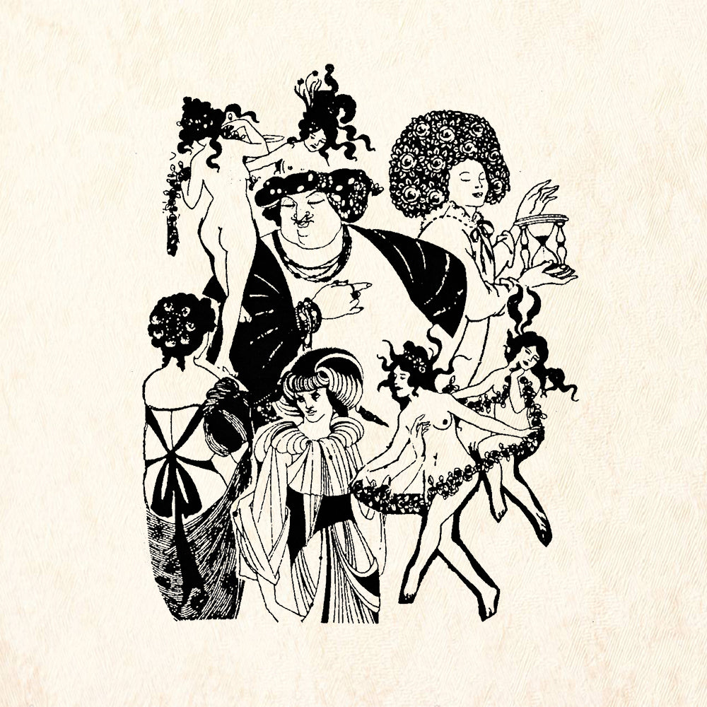 StampaFe Ali Baba Collage Retro Rubber Art Stamp