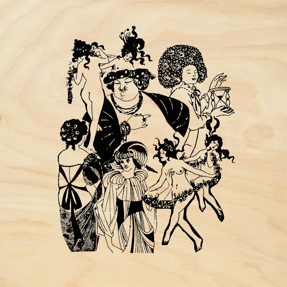 StampaFe Ali Baba Collage Retro Rubber Art Stamp