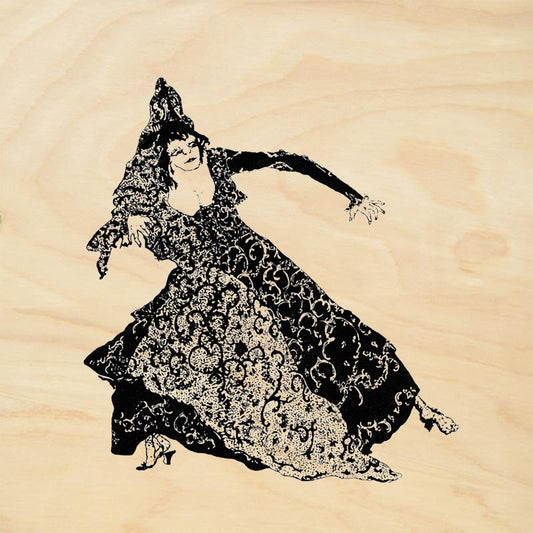 StampaFe Carmen Retro Rubber Art Stamp