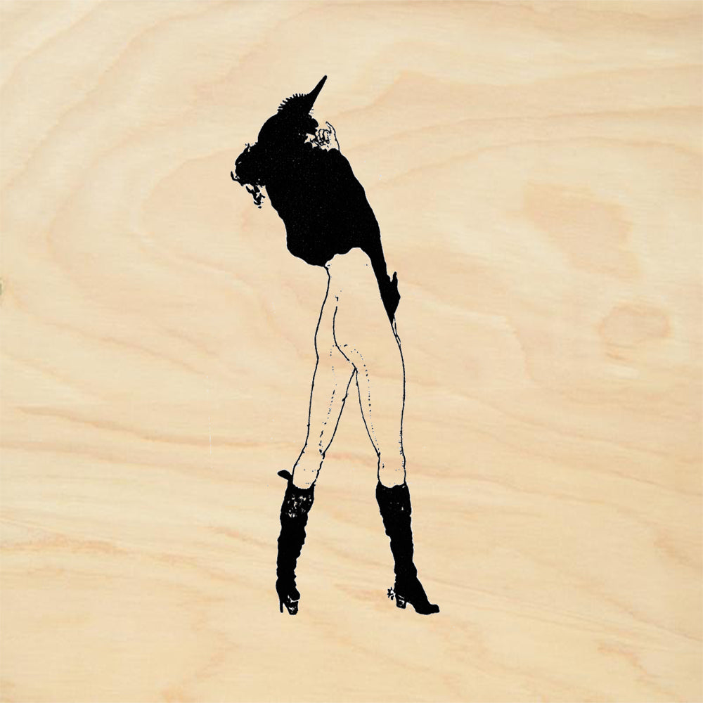 StampaFe Jockey Vintage Rubber Art Stamp