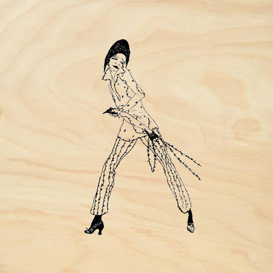 StampaFe Right Greta Retro Rubber Art Stamp