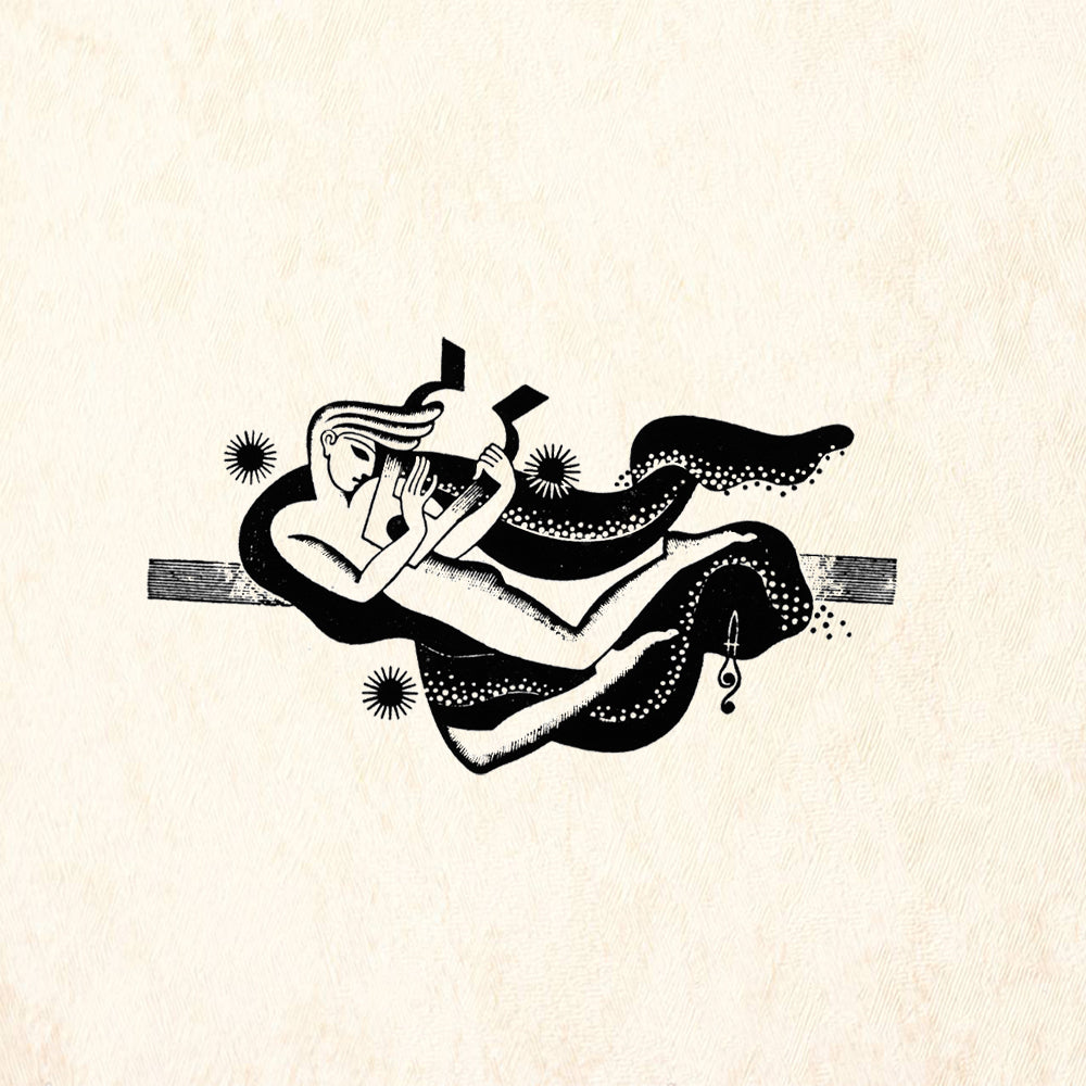 StampaFe Orpheus Vintage Rubber Art Stamp
