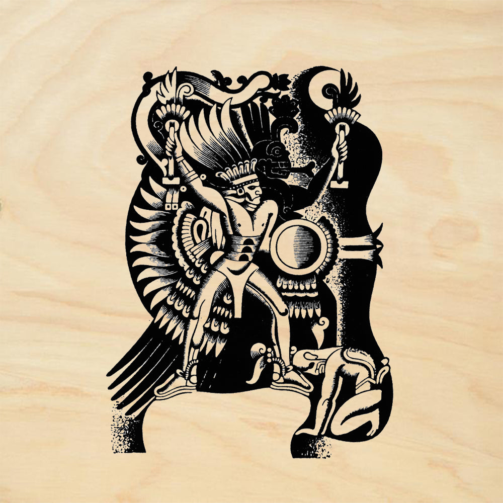 StampaFe Quetzacoatl Tribal Rubber Art Stamp