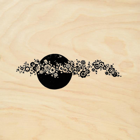 StampaFe Meteoric Shower Mixed Media Rubber Art Stamp