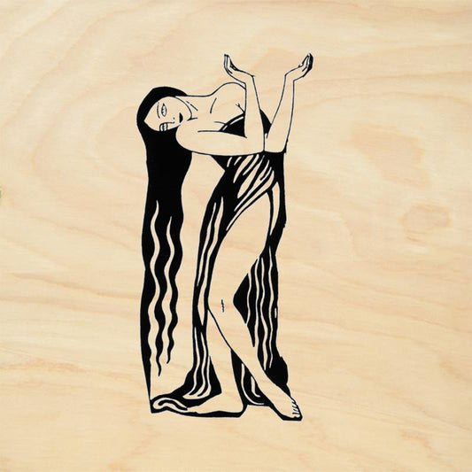 StampaFe Magdalene Left Vintage Rubber Art Stamp