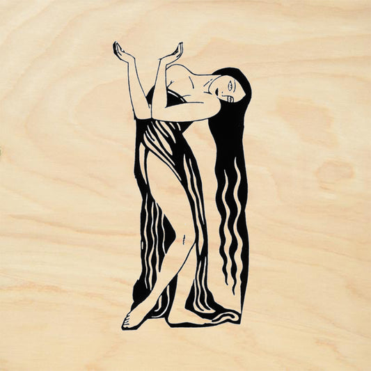 StampaFe Magdalene Right Vintage Rubber Art Stamp