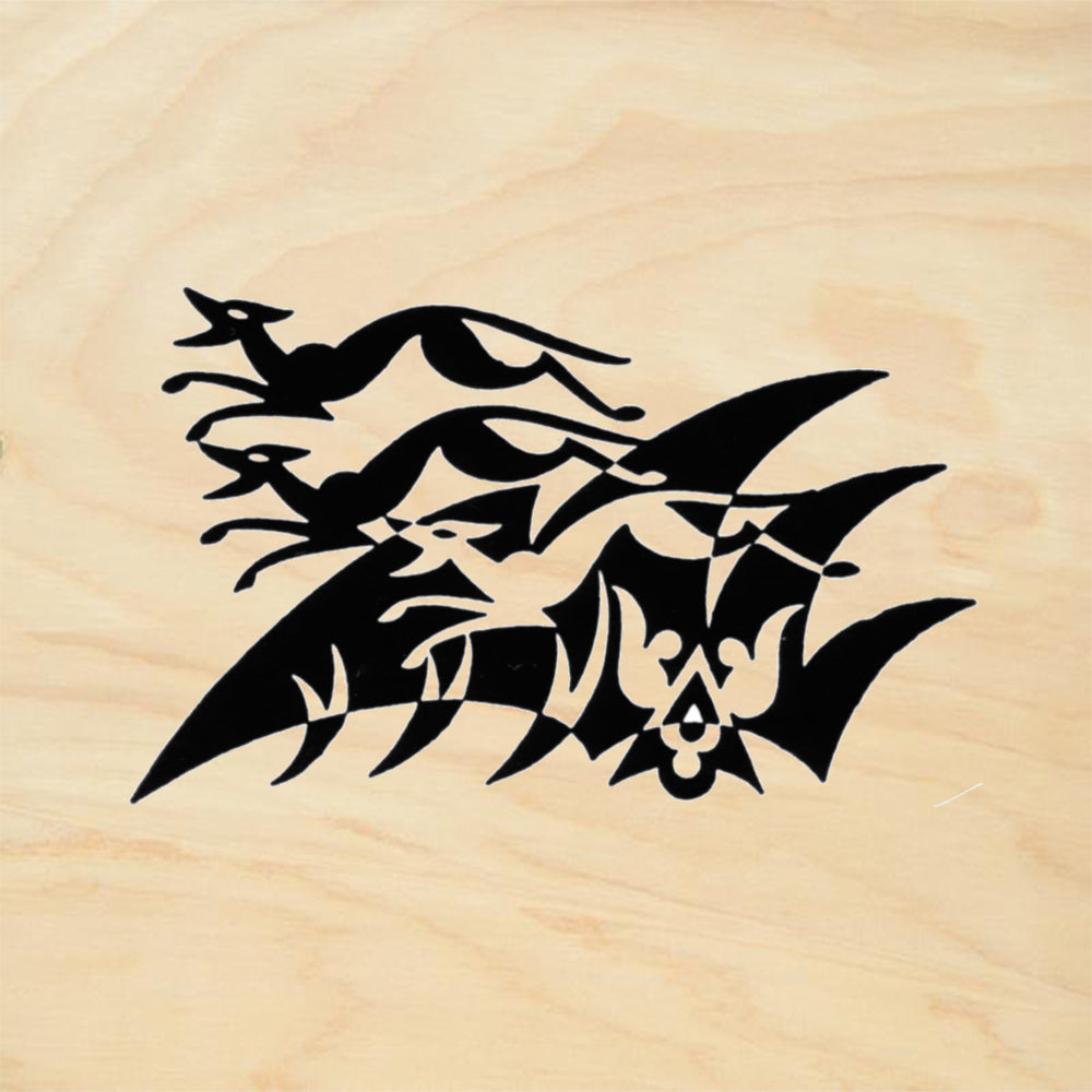 StampaFe Hound Pursuit Vintage Rubber Art Stamp