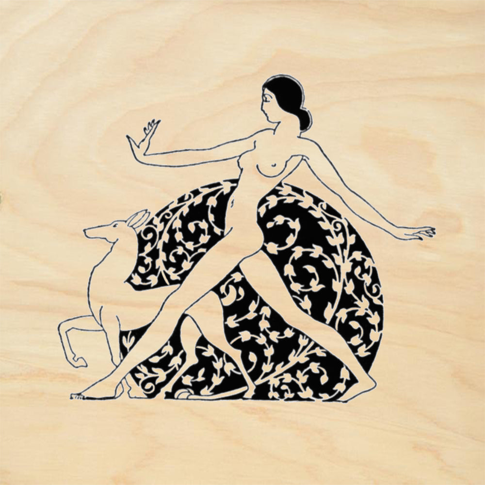 StampaFe Lilith Left Goddess Rubber Art Stamp