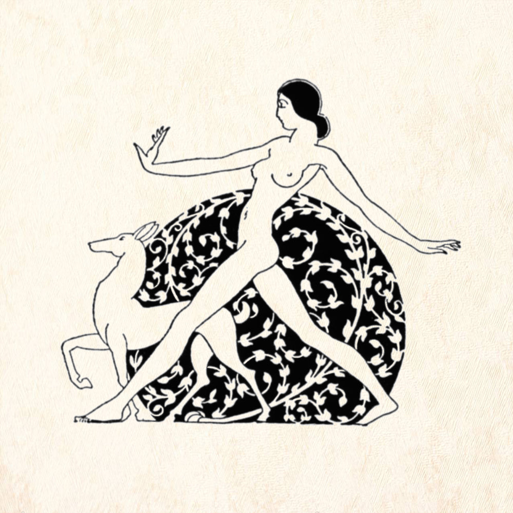 StampaFe Lilith Left Goddess Rubber Art Stamp