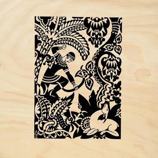 StampaFe Arjuna Tribal Rubber Art Stamp