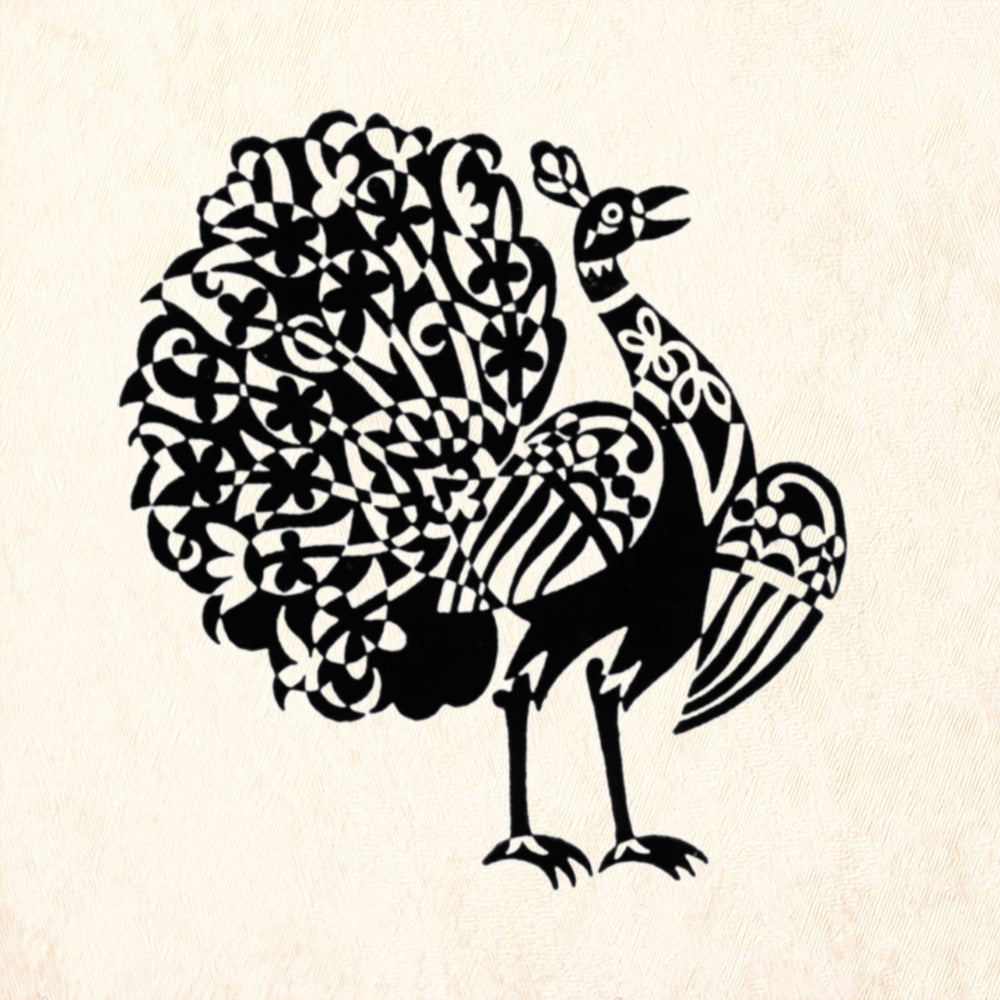 StampaFe Kolokolo Bird Right Mixed Media Rubber Art Stamp