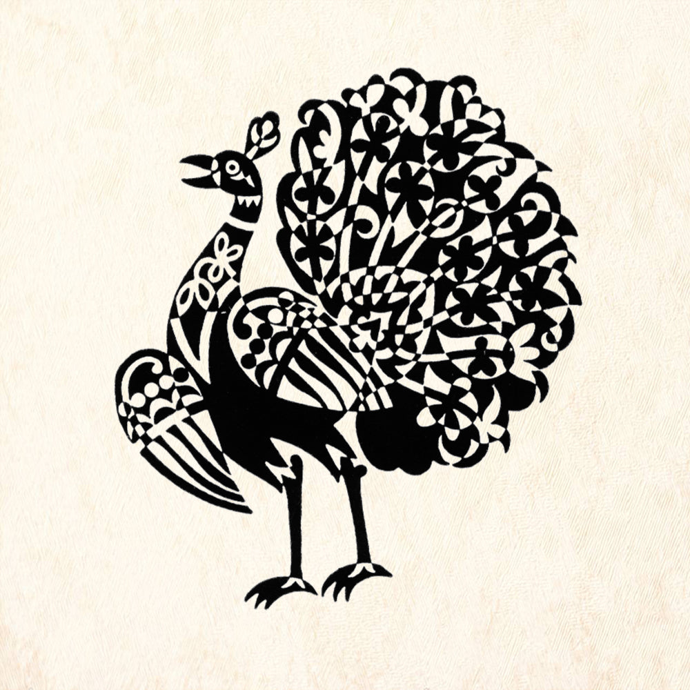 StampaFe Kolokolo Bird Left Mixed Media Rubber Art Stamp