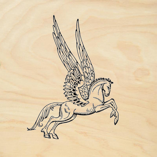StampaFe Pegasus Vintage Rubber Art Stamp