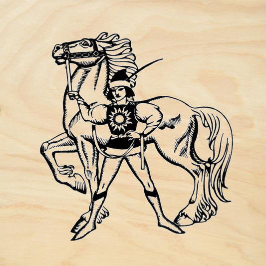 StampaFe Young Arthur Vintage Rubber Art Stamp