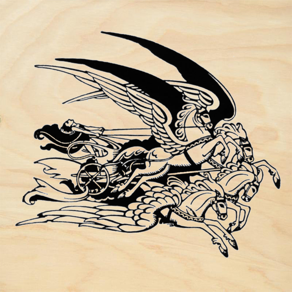 StampaFe Apollo’s Chariot Vintage Rubber Art Stamp
