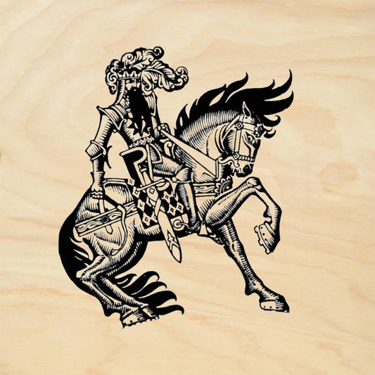 StampaFe Lancelot Vintage Rubber Art Stamp