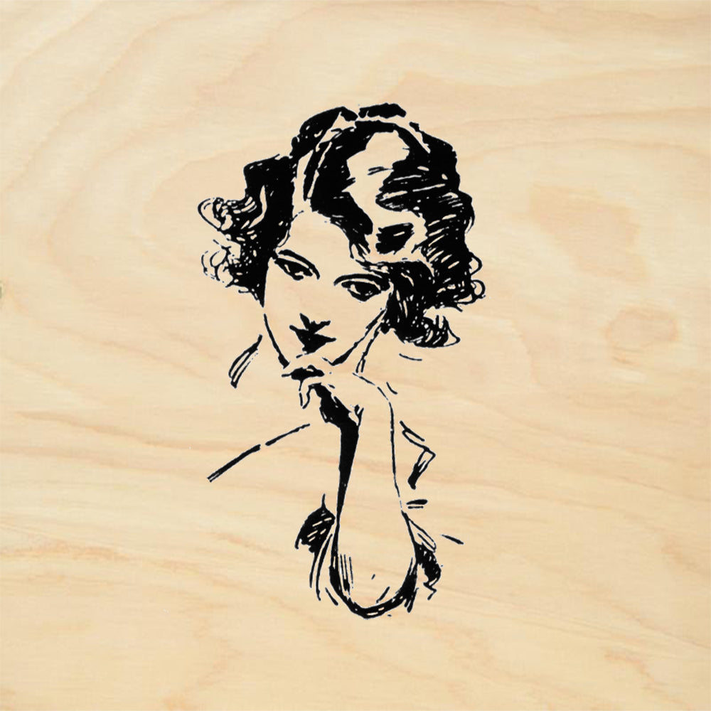 StampaFe Get My Drift Lady Card Making Rubber Art Stamp