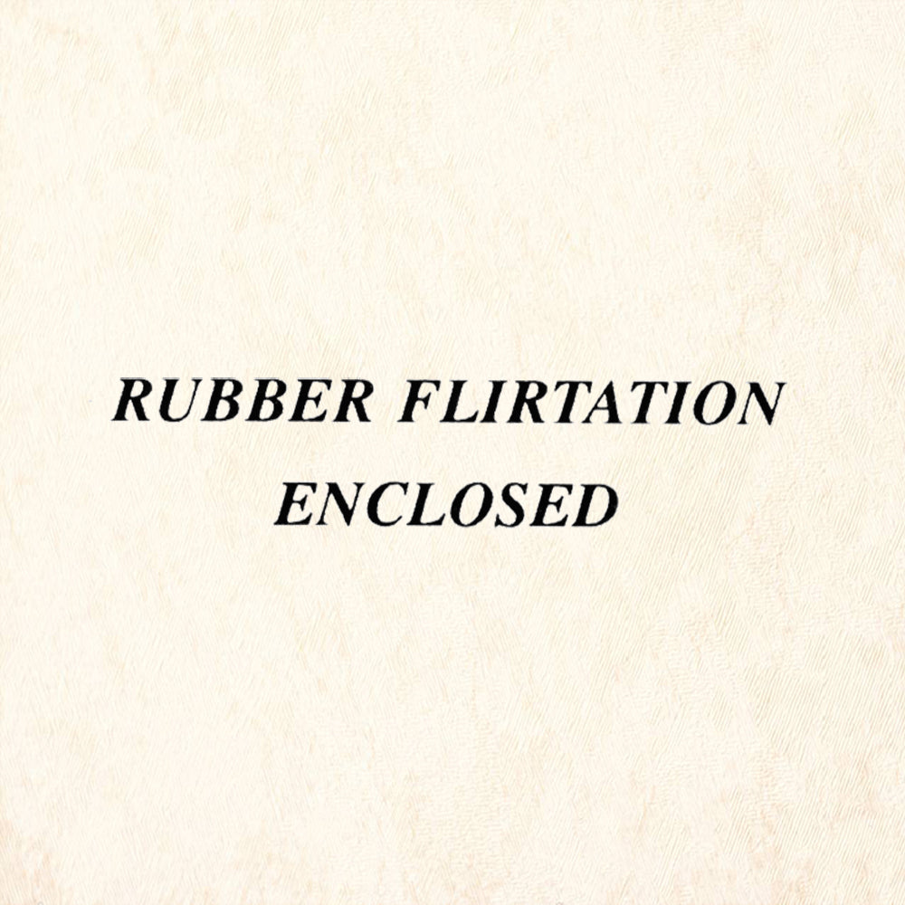 StampaFe Rubber Flirtation Enclosed Card Making Rubber Art Stamp