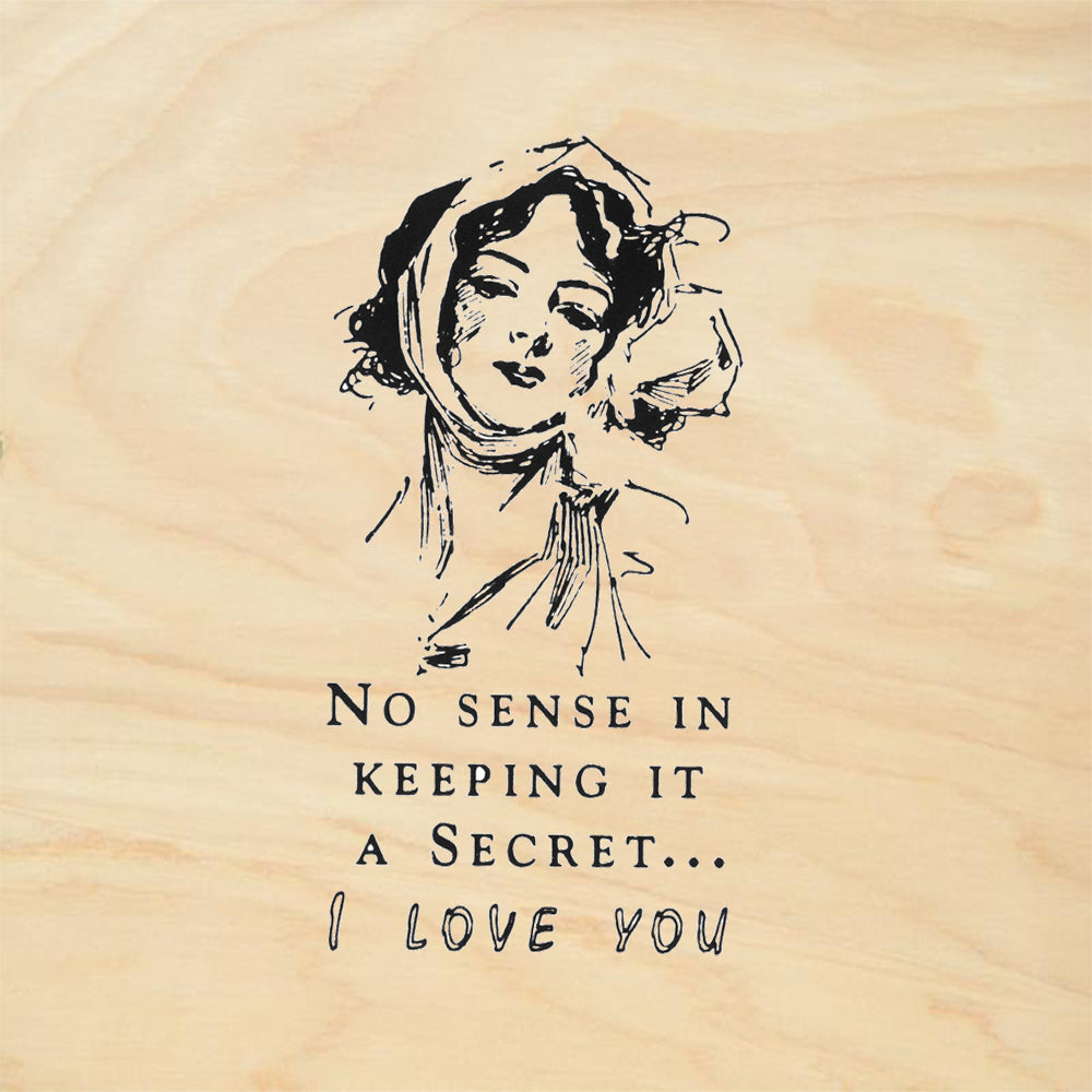 StampaFe I Love You Face Card Making Rubber Art Stamp
