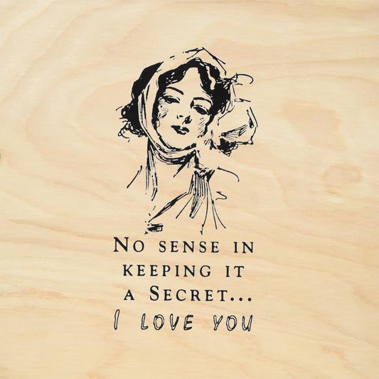 StampaFe I Love You face Card Making Rubber Art Stamp