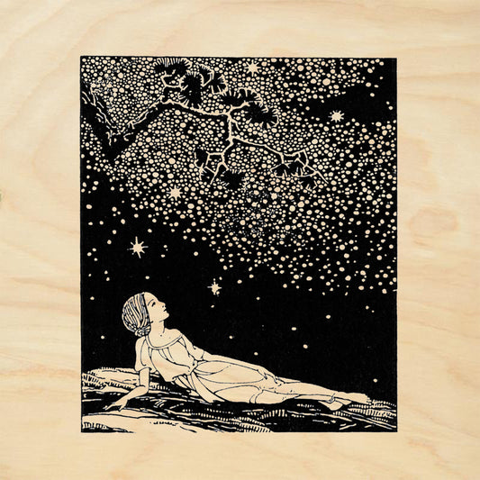 StampaFe Star Gazer Mixed Media Rubber Art Stamp