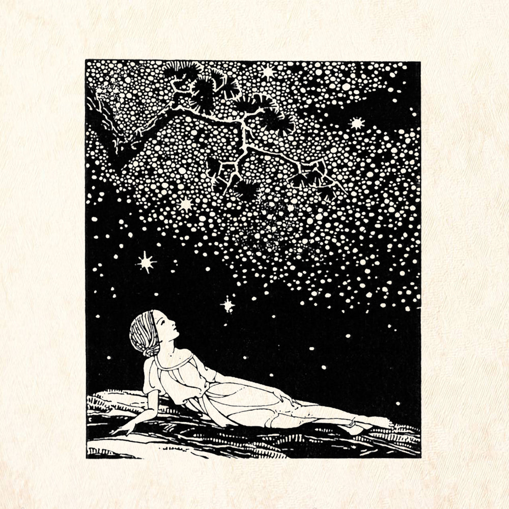 StampaFe Star Gazer Mixed Media Rubber Art Stamp
