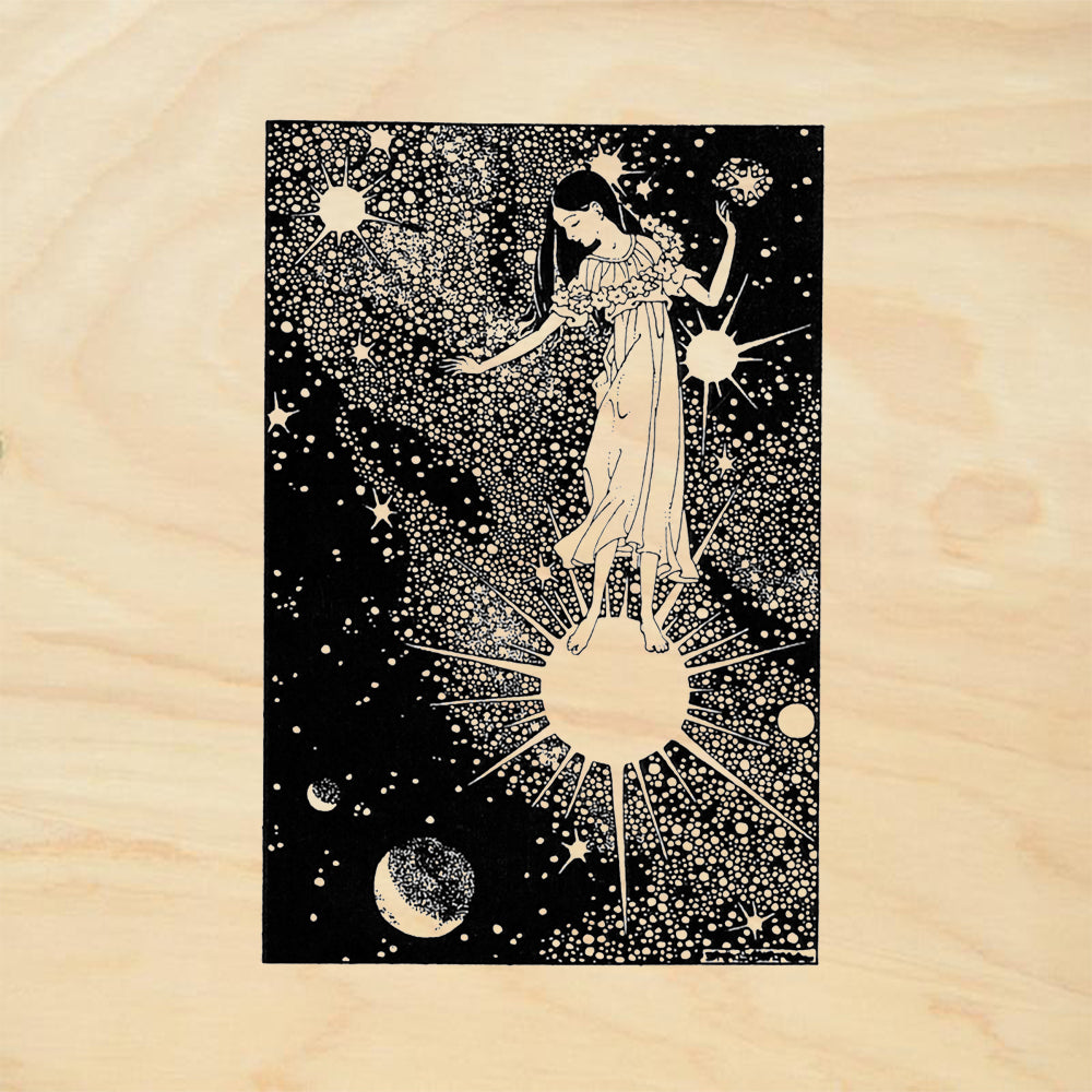 StampaFe Miss Universe Goddess Rubber Art Stamp