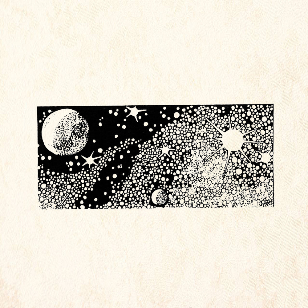 StampaFe Milky Way Stars Mixed Media Rubber Art Stamp