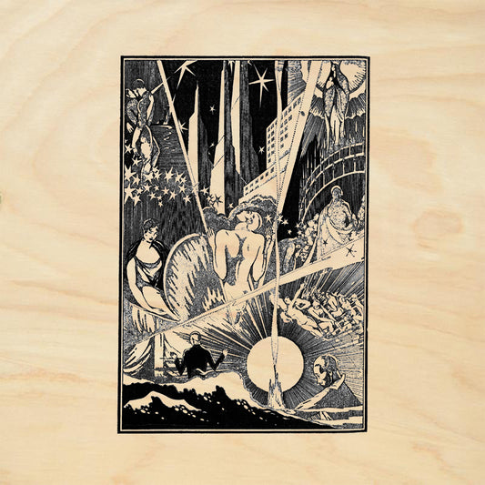 StampaFe Lost Horizon Mixed Media Rubber Art Stamp
