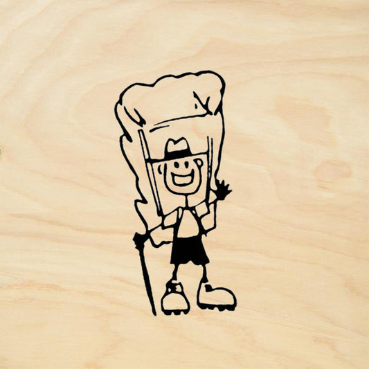 StampaFe Front Packer Card Making Rubber Art Stamp