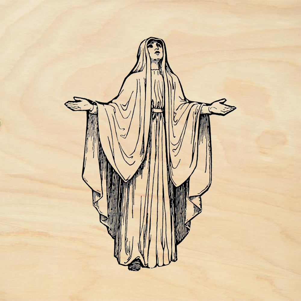 StampaFe La Luna Goddess Rubber Art Stamp