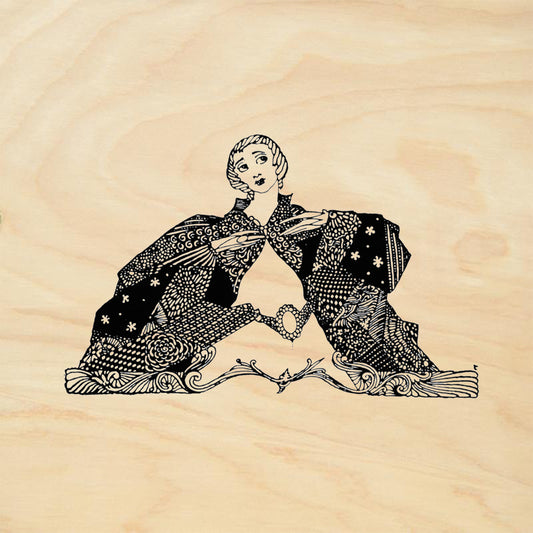 StampaFe Fortune Teller Rubber Art Stamp
