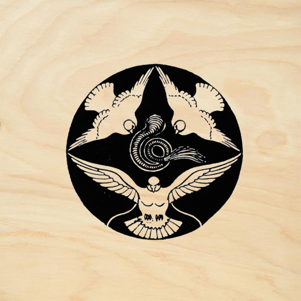 StampaFe Circle of Flight Mixed Media Rubber Art Stamp