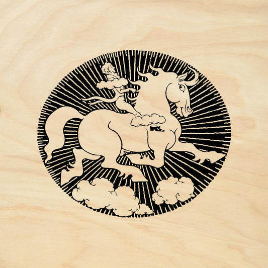 StampaFe Globe Trotter Vintage Rubber Art Stamp