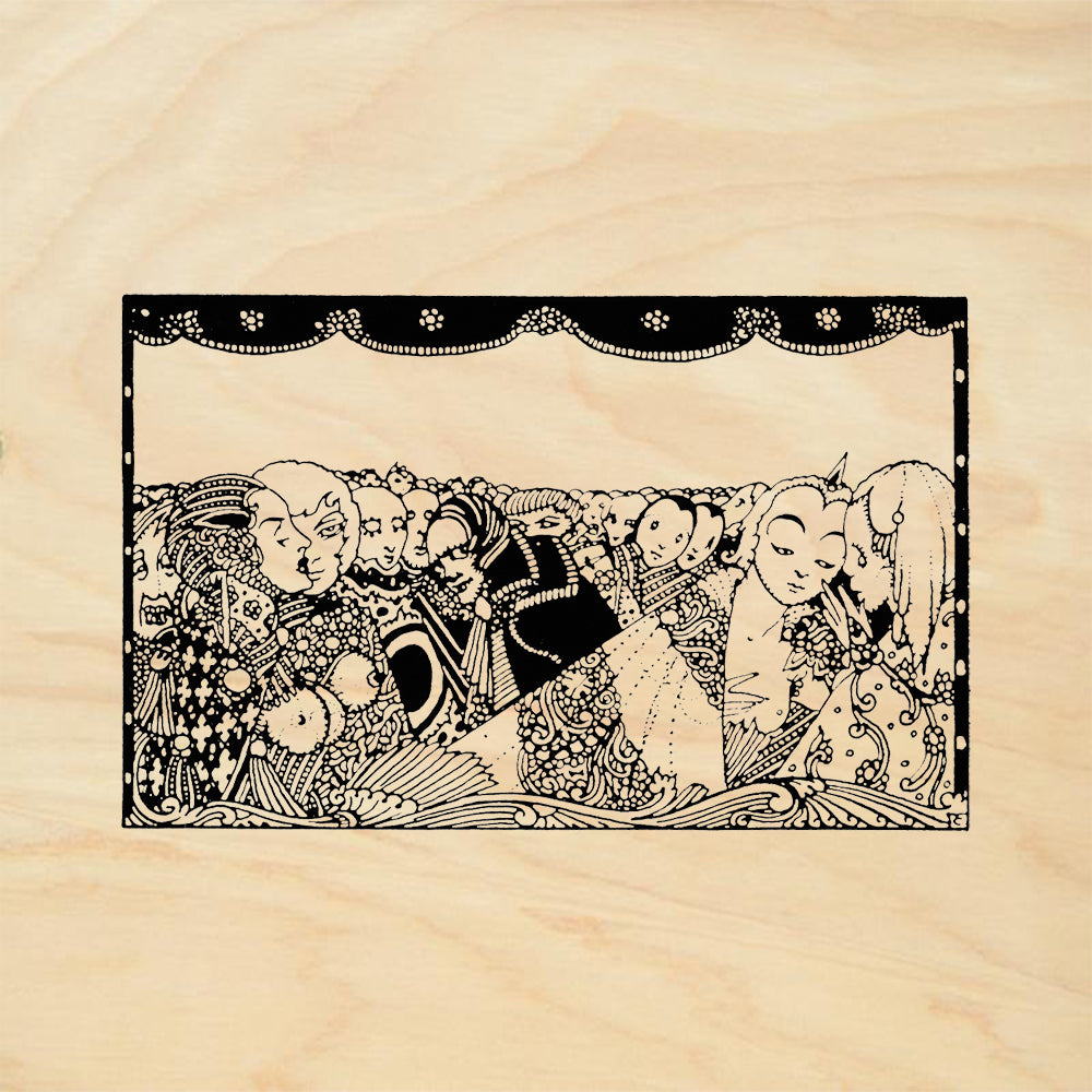 StampaFe Soiree Vintage Rubber Art Stamp