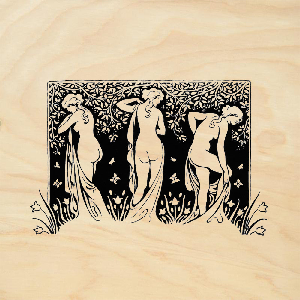 StampaFe Le Bain Vintage Rubber Art Stamp