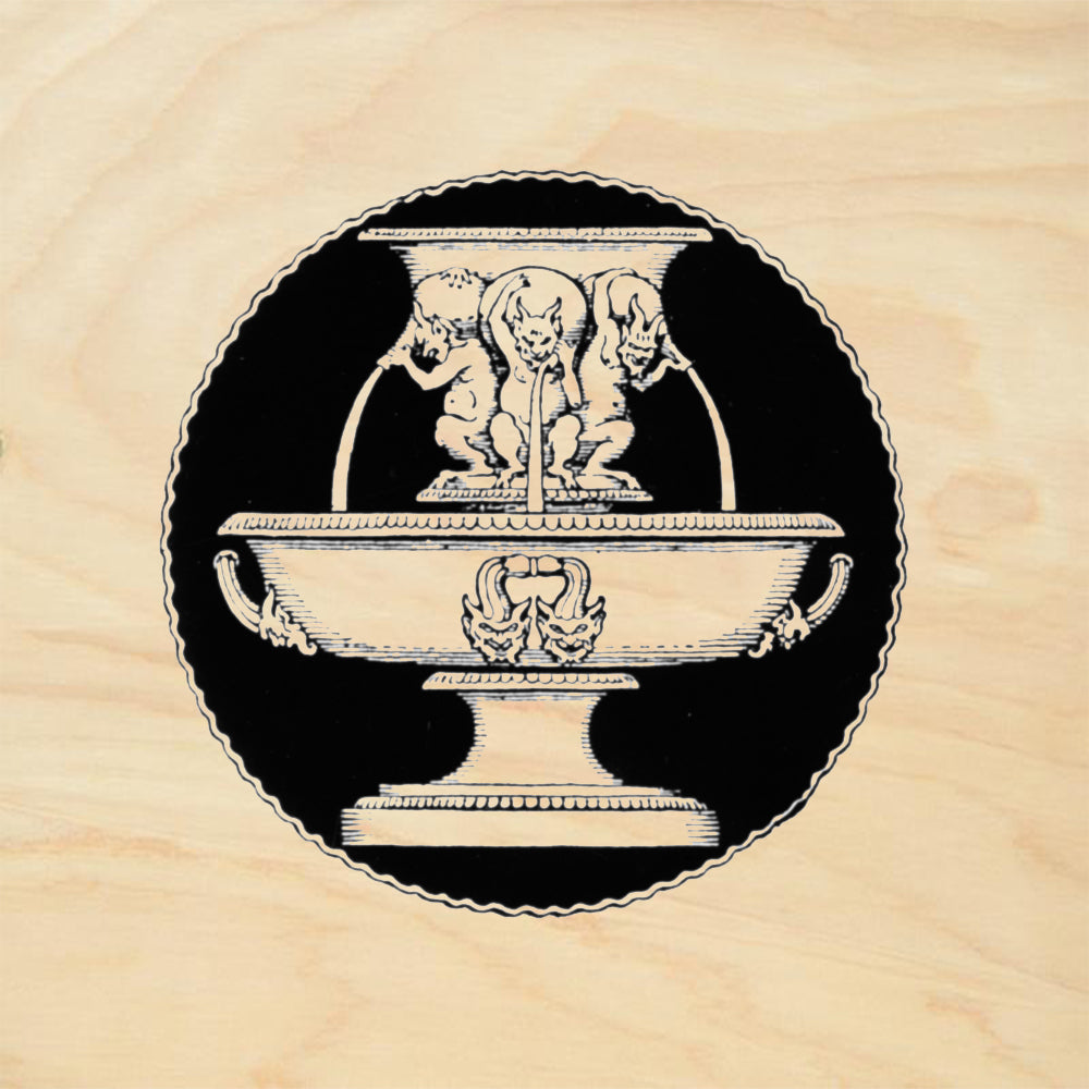 StampaFe Fountain Vintage Rubber Art Stamp