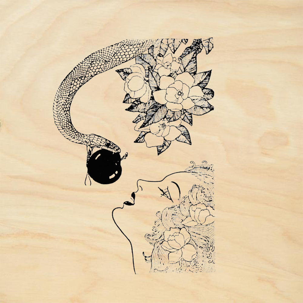 StampaFe Temptation Floral Rubber Art Stamp