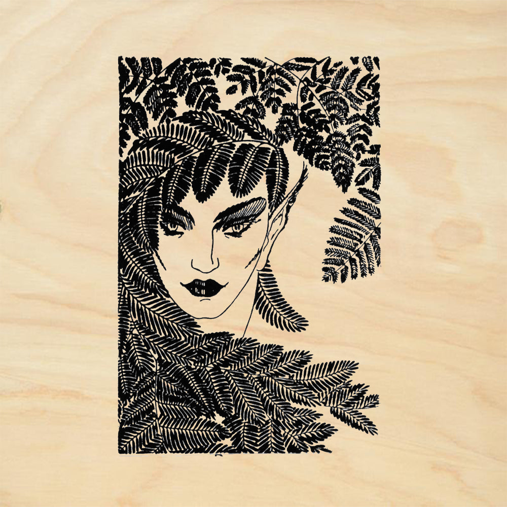 StampaFe Pagan Botanical Rubber Art Stamp