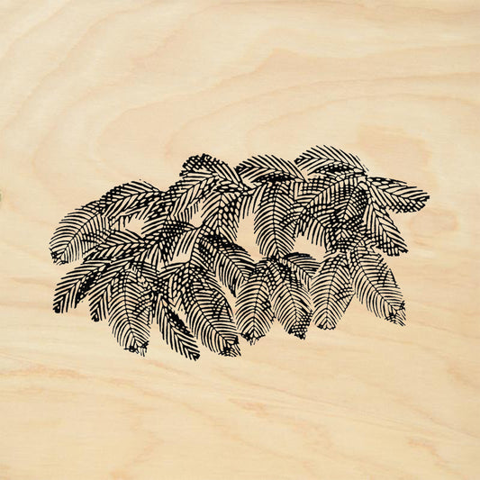 StampaFe Evergreen Bough Botanical Rubber Art Stamp