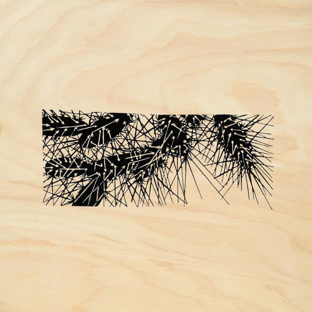 StampaFe Cholla Botanical Rubber Art Stamp