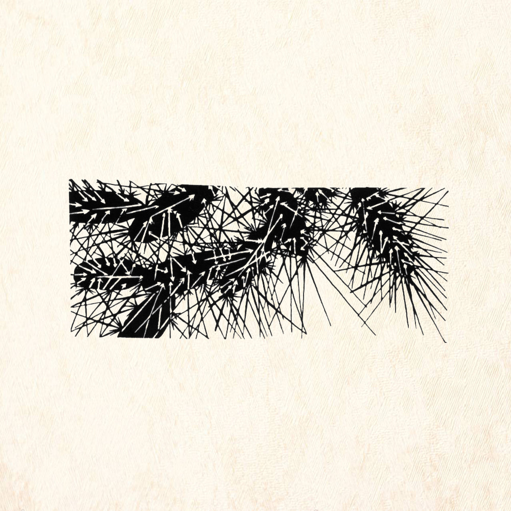 StampaFe Cholla Cactus Botanical Rubber Art Stamp