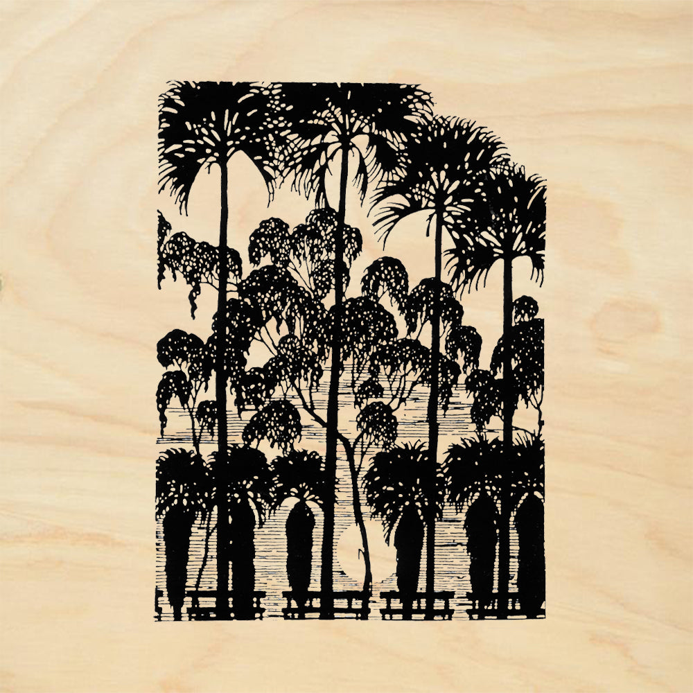 StampaFe Palisades Botanical Rubber Art Stamp