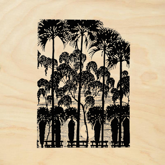 StampaFe Palisades Botanical Rubber Art Stamp
