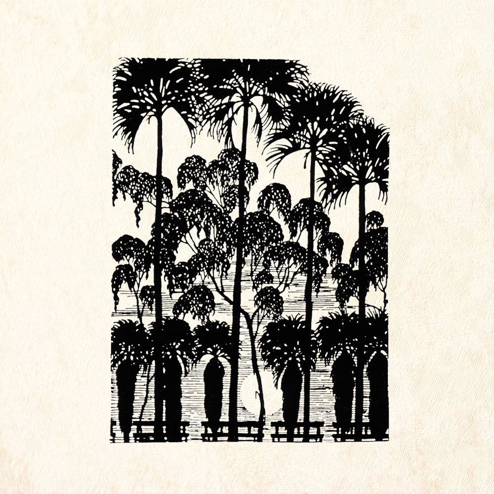 StampaFe Palisades Botanical Rubber Art Stamp