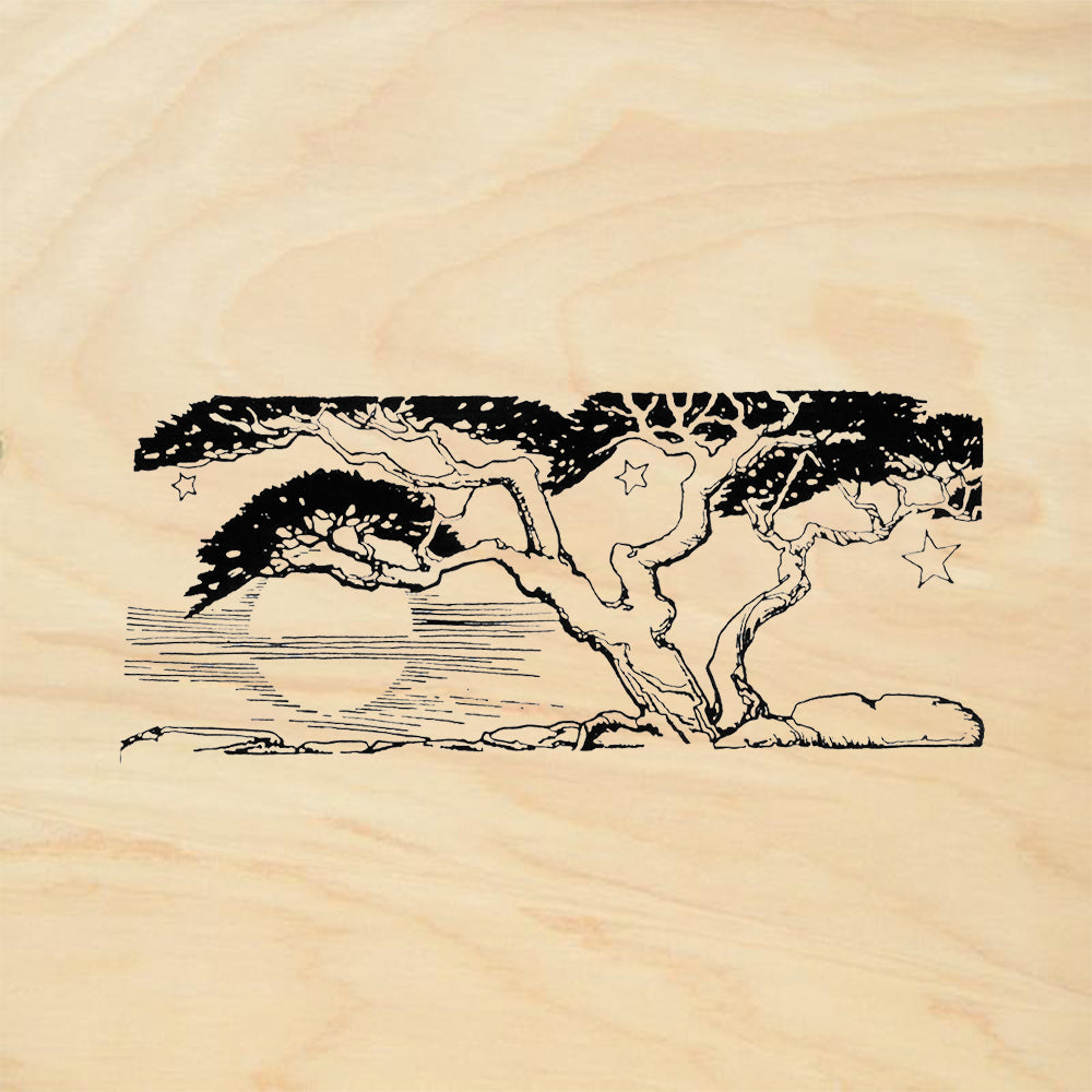 StampaFe Monterey Botanical Rubber Art Stamp