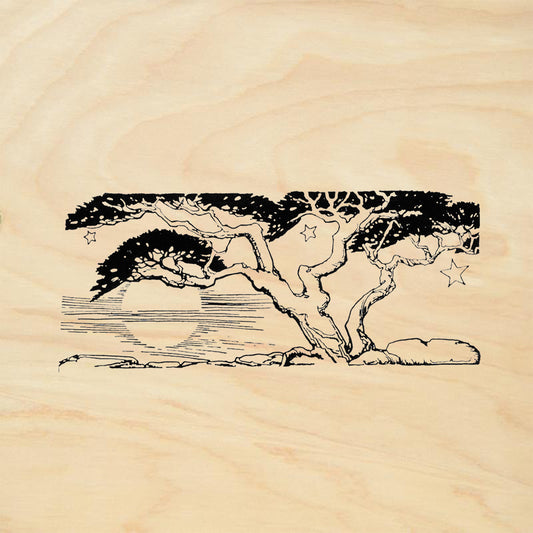 StampaFe Monterey Botanical Rubber Art Stamp